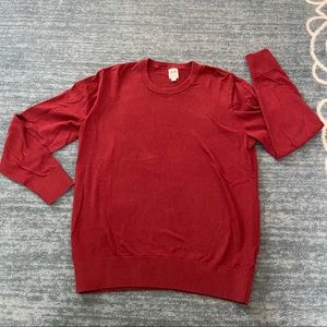 Men’s red crew neck sweater by GAP, size M